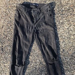 high rise Hollister skinny jeans